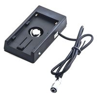 Hersmay NP-F970 Battery Plate to Blackmagic Cinema Camera BMCC 4K 6K BMPCC Power Supply Mount Plate Adapter Compatible with Sony NP-F970 F960 F770 F750 F570 F550 Battery