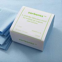 Cancer Diagnostics LP1111-B Zorbentz Lint Free Disposable Cloths, Blue, 13" x 14.5" - CS600