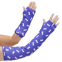 CastCoverz! Designer Arm Cast Cover - Dog Gone Purple - Small Long: 18" Length X 9" Circumference - Removable and Washable - Made in USA