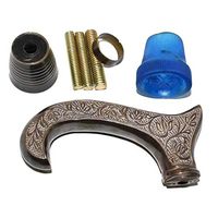 Brass Cane Foot Hardware with Handle