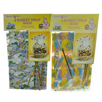 Easter Cello Basket Bag 2 Assorted, Case of 24