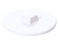 Master-Bilt 44-01084 White Ice Cream Can Cover - Fits Most 3 Gallon Commerical Ice Cream Tubs - 10.25" Diameter (1)