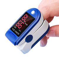 Fingertip Pulse Oximeter, Portable Heart Rate Monitor Infrared Measurement Blood Oxygen Saturation Monitor with Rotatable OLED Digital Display