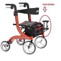 Drive O2 Tank Holder - Drive Nitro Rollators - Heavy Duty - Use with Tanks ML6/A; M4/A; M9/C; M6/B; M15/D
