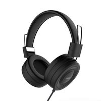 REMAX 805 Active Noise Cancelling Headphones with Mic Deep Bass Wired Headphones Over Ear (Black)