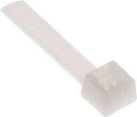 The Hillman Group 55906 7-1/2-Inch Natural Nylon Wire Tie, 25-Pack