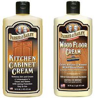 Parker & Bailey Kitchen Cabinet Cream 16oz and Wood Floor Cream 16oz Bundle