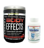 Body Effects Plus 1 Colon Detox, Pomegranate Raspberry,Pre Workout Ultimate Weight Loss, Fat Burning, Energy Boosting, Appetite Suppressing, Mood Enhancing and Muscle Defining