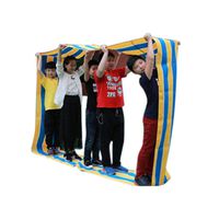 Coedfa Playing Run Mat, Learning Activity Fun Running Mats,Kids Outdoor Relay Race Rolling Mat, Games for Obstacle Course, Team Building and Adults Field Day Game, Ice Breaker Sports (19.7x1.3ft)