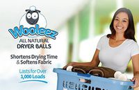 XL Premium 100% Wool Dryer Balls, Reusable, All-Natural Fabric Softener - Package of 6! by WooleeZ(TM)