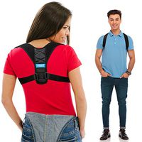 Posture Corrector for Men and Women - Upper Back Straightener Brace, Clavicle Support Adjustable Device for Thoracic Kyphosis and Providing Shoulder - Neck Pain Relief(Fits Chest Size 35" - 41")
