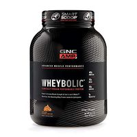 GNC AMP Wheybolic Whey Protein Powder - Creamy Peanut Butter, 25 Servings, Contains 40 Protein, 15g BCAA, and 10g Leucine Per Serving