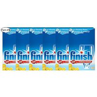 Finish Dishwasher Detergent Soap, Powder, Lemon, 3 kg (Pack of 6)