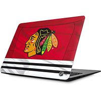 Skinit Decal Laptop Skin for MacBook Air 13.3 (2010-2017) - Officially Licensed NHL Blackhawks Red Stripes Design