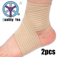 QY 2Pack Ankle Support Knee Support Wrist Support--Beige