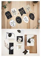 Party Favor Tags,Greeting Cards,Personalized Party Favor Gift Wrap Tags Label Decal for Gift Packaging,Frome My Heart to Yours,for Every Occasion 40 PCS (Tag-G&Black)