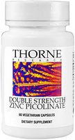 Thorne Research - Zinc Picolinate 30 Milligram (Formerly Double Strength Zinc Picolinate) - Well-Absorbed Zinc Supplement For Immune Function - NSF Certified For Sport - 60 Capsules