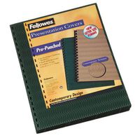 Fellowes Contemporary Hunter Binding Covers (10 Sets)