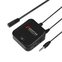 Baile Bluetooth Transmitter and Receiver, Digital Optical TOSLINK and 3.5mm Wireless Audio Adapter for TV/Home Stereo System - aptX Low Latency