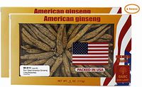 DOL 禮盒包裝 4OZ=113g/Box Hand-Selected Cultivated American Wisconsin Farmed Ginseng Root | Long Medium 美國威斯康辛長枝西洋參 花旗參 8OZ/2 Boxes