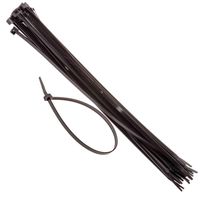 Tac Shield Zip Cable Ties (25 Count), 11-Inch x 5mm, Black