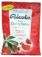 Ricola Herb Throat Drops Natural Cherry Honey 24 CT (Pack of 18)