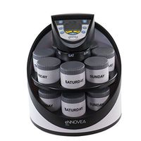 14 Day Pill Planner with Advanced Automatic Alarm Reminder Up to Four Times Daily Doses - Pill Reminder Medication Management by eNNOVEA