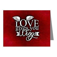 Note Card Love Gives You Wings