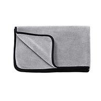 HOUSE AGAIN Ultra-Thick Microfiber Cleaning Cloths, Super Absorbent Lint Free Dual Layer Car Detailing Towels Silk Edging Car Wash Waxing Polishing and Drying Towels, 22x30