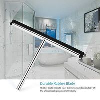 nhanh Squeegee Shower Mirror Window Cleaner Double Side Glass Wiper Stainless Steel Squeegee Shower Door Squeegee Window Wiper Glass Cleaning Tools
