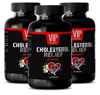Plant sterols Supplement for normalizing Cholesterol - Cholesterol Relief Formula - Improve Liver Function - 3 Bottles 180 Capsules