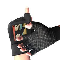 Women/Men Vintage Style Boykin Spaniel Silhouette Fingerless Gloves for Arthritis & Carpal Tunnel Pain Relief
