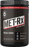 MET-Rx BCAA Powder, Unflavored, 300 g, Pre- or Post-Workout Powdered Amino Acid Supplement, Ideal for High Intensity Workout