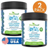 Advanced Hydrolyzed Collagen Peptides – Unflavored Protein Powder - Mixes Into Drinks and Food - Pasture Raised, Grass Fed - for Paleo and Keto; Joints and Bones - 41 Servings - by ForestLeaf