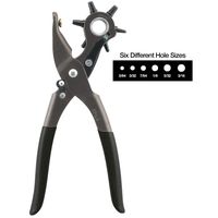 General Tools 72 Leather Hole Punch Tool, 5/64 Inch to 3/16 Inch