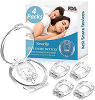 Latest 2020 Anti Snore Device - Silicone Magnetic Anti Snore Nose Clip Professional Stop Snoring Solution Effective-Easy Sleeping Aid Relieve Snore for Men Women (4 pcs)