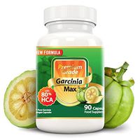 Garcinia MAX 100% Pure Garcinia Cambogia 7500mg 80% HCA, Extra Strength. Natural Appetite Suppressant, Carb Block, Caffeine-Free, New Formula, Pharmaceutical Grade.