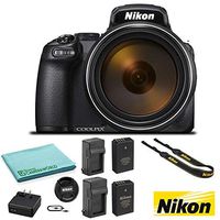 Nikon COOLPIX P1000 Digital Camera 26522 Black - Kit with Replacement Battery + Extra Charger + More