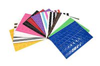 WEI LONG 10 Sheets(1020-pack) Multi-Colored Self-Adhesive PVC Photo Corners Stickers for DIY Scrapbook, Photo Storage, Personal Journal&Travel Recording Diary Adhesive