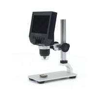 OCGIG 4.3" LCD Display Digital Microscope 3.6MP 1080P 720P G600 Video Camera 1-600X Continuous Magnification Zoom with Metal Bracket