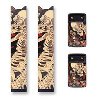 Biijo Japan Juul Skin - 2 Pack - Wrap for juul Accessories Sticker Utagawa Kuniyoshi UKIYOE (Souma-no-furudairi)