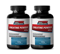 Natural Creatine Supplement - Creatine Powder 100mg - Promote Weight Gains with Supreme Creatine Powder (2 Bottles)
