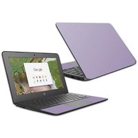 Mightyskins Skin Compatible With Hp Chromebook 11 G6 11.6" (2018) - Solid Lavender | Protective, Durable, And Unique Vinyl Decal Wrap Cover | Easy To Apply, Remove, And Change Styles | Made In The Usa