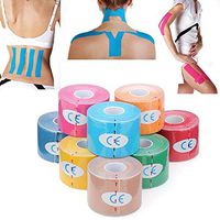 Worldshops Kinesiology Tape Sports Muscles Care Therapeutic Bandage Color Red