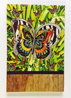 Notepad- 4x6 Blank Sheets (Butterfly Garden)