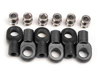 Traxxas 2742X Short Rod Ends with Hollow Balls (set of 6)