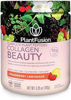 PlantFusion Collagen Beauty Plant Peptides Powder | Vegan Collagen Supplement for Skin Hydration, Elasticity, and More Glowing and Youthful Skin| Gluten-Free, Non-GMO | Strawberry Lemonade, 6.35 Oz