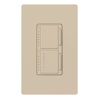 Lutron MA-L3T251-TP Maestro 300 Watt Single Pole Dimmer And Timer Switch, Taupe