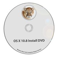 Mac OS X 10.8 Mountain Lion Full OS Install - Reinstall/Recovery Upgrade Downgrade/Repair Utility Factory Reset Disk Drive Disc CD DVD v. 10.8.5 Utility