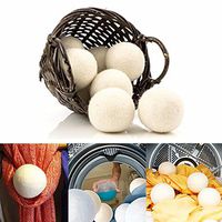 6pcs/Pack Laundry Clean Ball Reusable Natural Organic Laundry Fabric Softener Ball Premium Organic Wool Dryer Balls